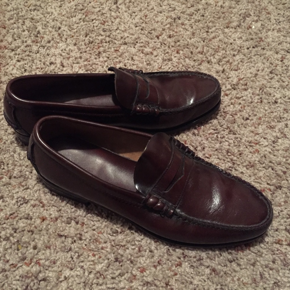 Sze 11 Mens Brown Hanover Hand Sewn Loafer